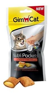 Лакомства Джимкэт Nutri Pockets для кошек Птица + Биотин  60 г (4007092)