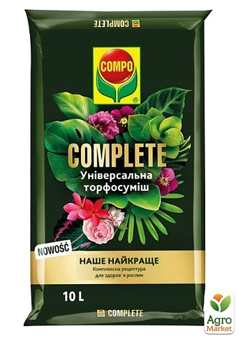 Торфосуміш універсальна COMPO Complete 10 л (7317)
