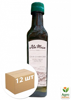 Оливковое масло "Virgen Extra" ТМ "AlaMesa" 0.25л упаковка 12шт1