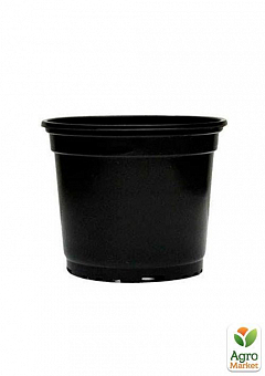 Горщик для розсади: висота 7.5см, діаметр 9 см, об'єм 0.33л (черн.)2