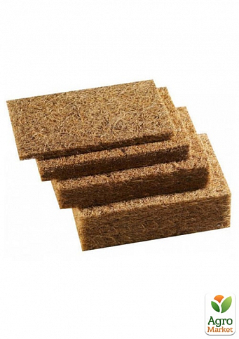 Кокосовый коврик для микрозелени из кокосового волокна, кокосовый мат 100х200 мм, упаковка 5шт