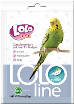Lolo Pets Thick Feathers Вітаміни для хвилястих папуг 20 г (7214260)1