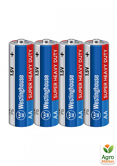 Солевая батарейка Westinghouse Super Heavy Duty AA/R6 4шт/упаковка1