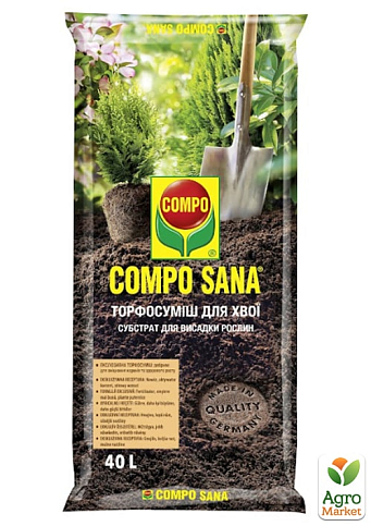 Торфосмесь для всех видов хвойных растений COMPO SANA 40 л (1621)