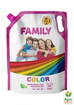 FAMILY Гель для стирки цветных вещей 2000 г2