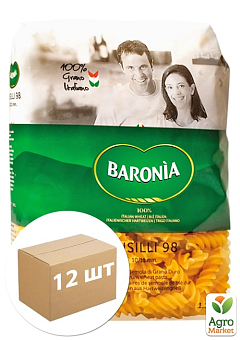 Макаронні вироби Fusilli TM "Baronia" 500 г упаковка 12 шт 2