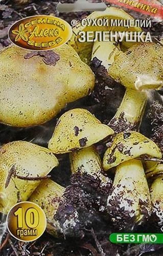 Сухий міцелій "Зеленушка" ТМ "Алекс SEEDS" 10г