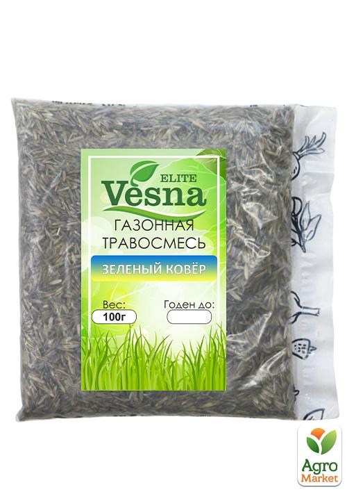 Газонная травосуміш "Зелений килим" ТМ "Vesna Elite" 100г