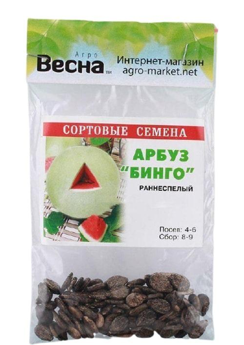 Арбуз "Бинго" (Зипер) ТМ "Весна" 4г - фото 2