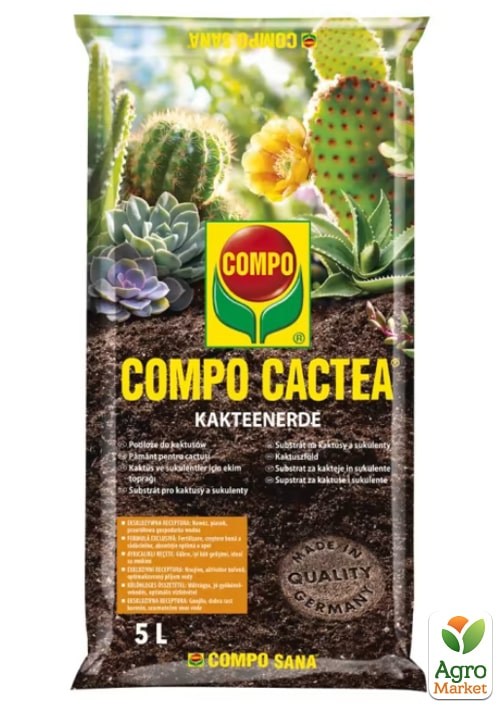 Торфосуміш для кактусів COMPO CACTEA 5л (1221)