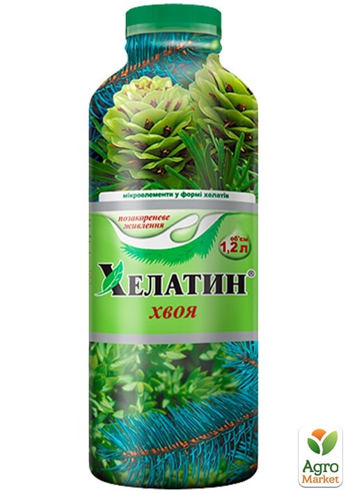 Мінеральне добриво "Хелатин Хвоя" ТМ "Кіссон" 1,2л
