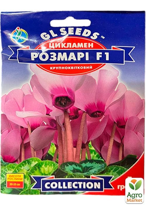 Цикламен "Розмари F1" ТМ "GL Seeds" 5шт