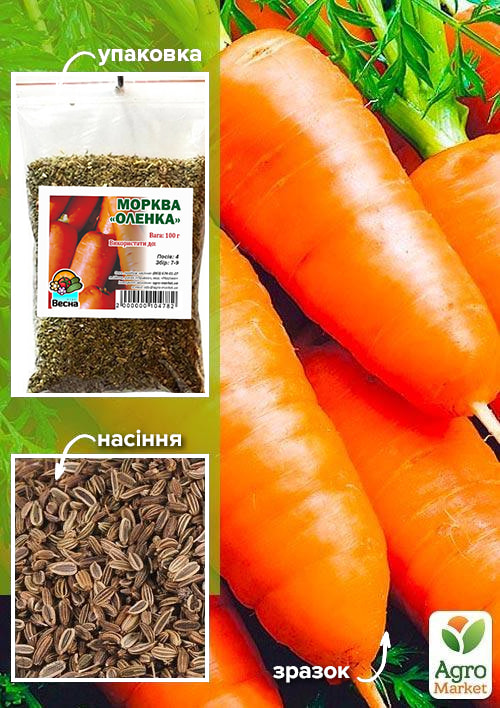 Морковь "Аленка" ТМ "Весна" 100г