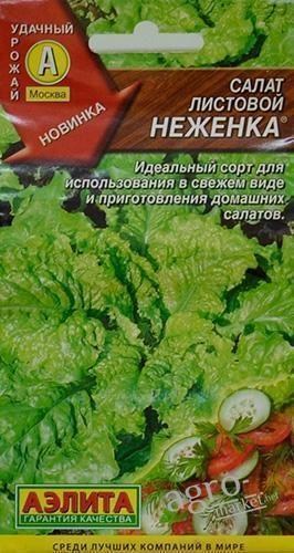 Салат листовой "Неженка" ТМ "АЭЛИТА" 0.5г