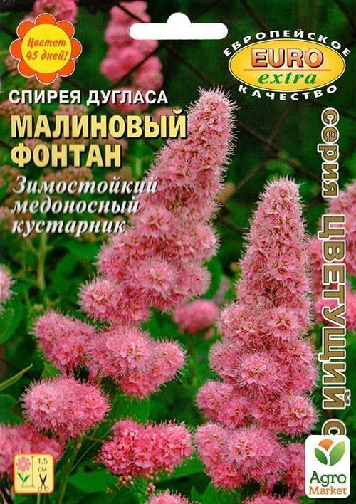 Спірея Дугласа "Малиновий фонтан" ТМ "Аеліта" 0.01г