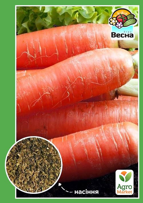 Морковь "Карамелька" ТМ "Весна" 2г