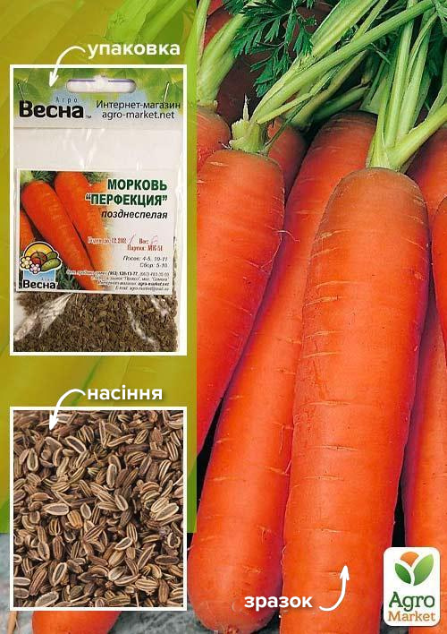 Морковь "Перфекция" (Зипер) ТМ "Весна" 5г