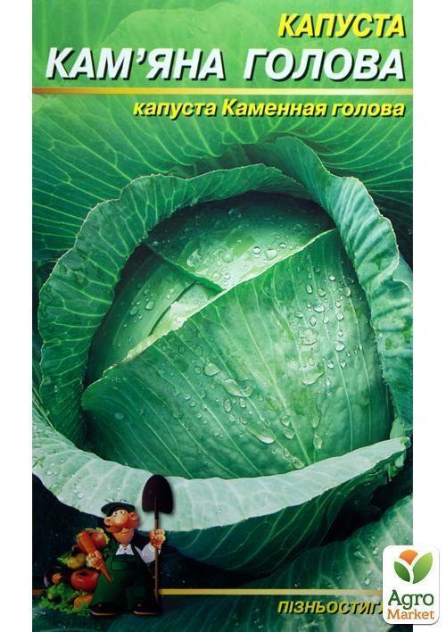 Капуста "Кам'яна голова" (Великий пакет) ТМ "Весна" 2,5г - фото 2