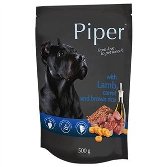 Dolina Noteci Piper Вологий корм для собак з ягням, морквою і коричневим рисом 500 г (3002810)