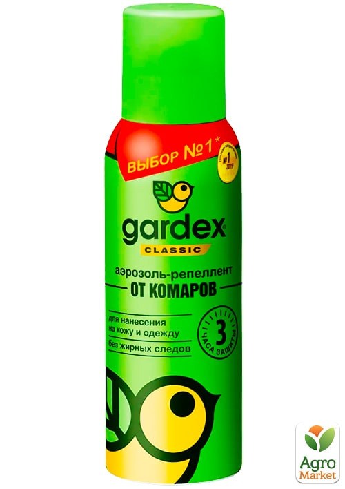 Аэрозоль от комаров "Classic" ТМ "Gardex" 100мл