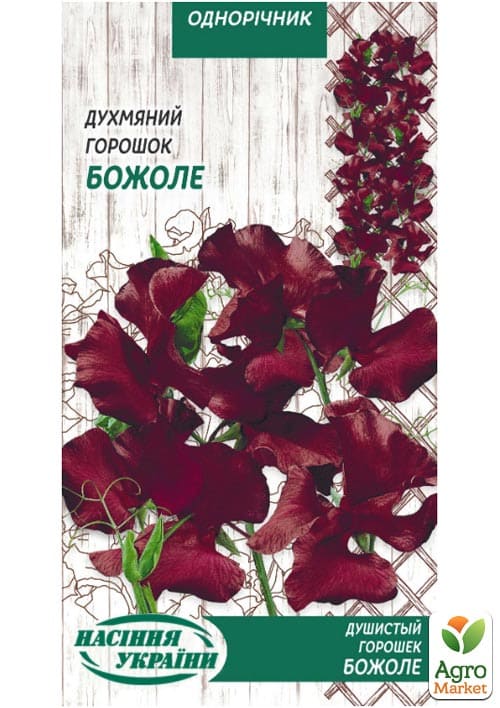 Душистый горошек "Божоле" ТМ Семена Украины" 1г