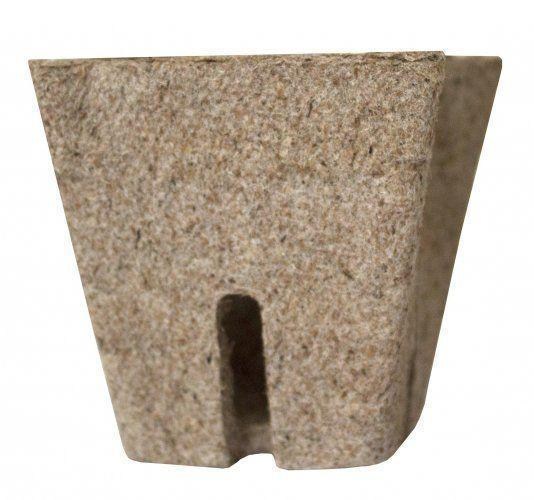 Торф'яної стаканчик квадратний ТМ "Jiffy" 6 * 6 см