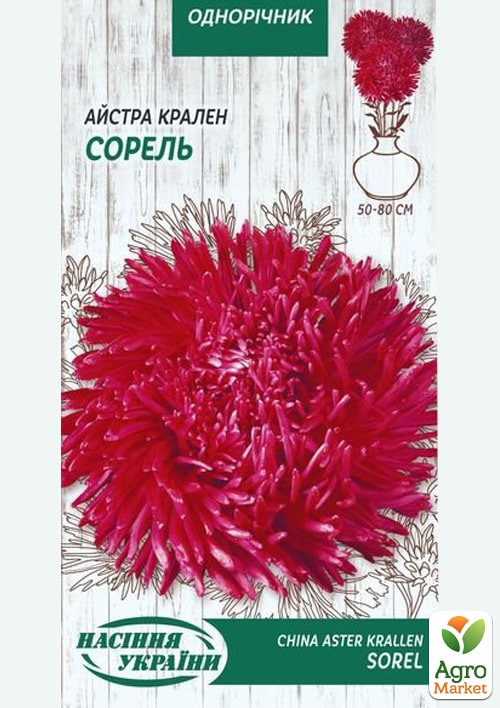 Астра "Краллен Сорель" ТМ "Семена Украины" 0.25г