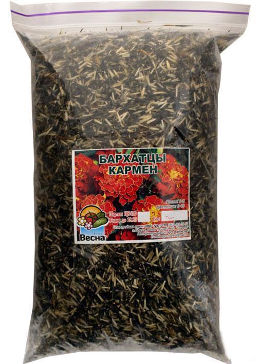 Бархатцы "Кармен" ТМ "Весна" 100г