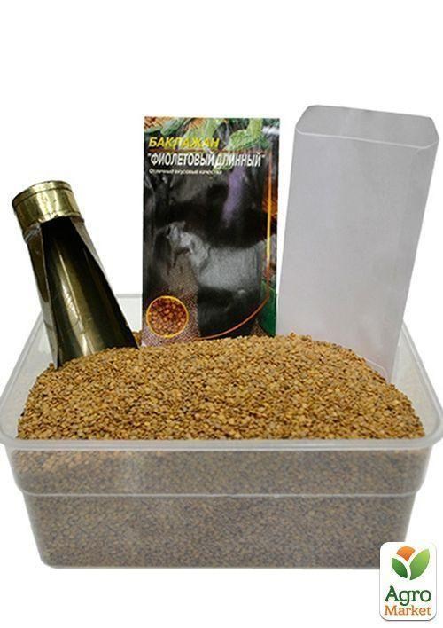 На вагу Баклажан "Фіолетовий довгий" ТМ "Весна" ціна за 2г - фото 3