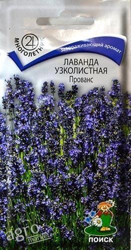 Лаванда узколистная "Прованс"  ТМ "ПОИСК" 0.1г