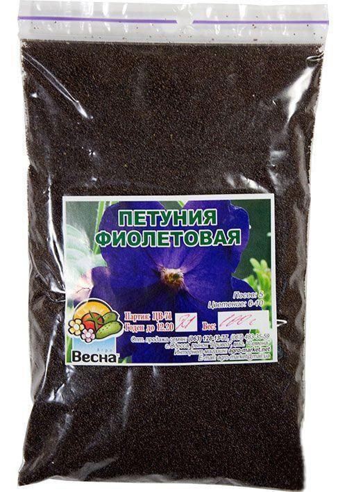 Петуния "Фиолетовая" ТМ "Весна" 100г - фото 2