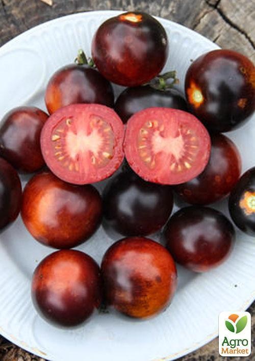 Томат-чері чорно-червоний "Смурфс" ТМ "Vesna Exclusive" 5шт - фото 7