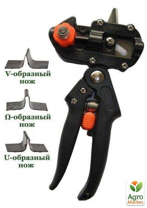 Секатор для щеплення Professional Grafting Tool з щеплювальною стрічкою - фото 2