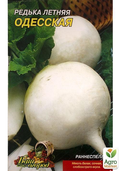 Редька "Одеська" (Великий пакет) ТМ "Весна" 8г - фото 2