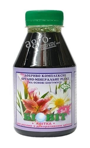 Органо-минеральное Удобрение "Квитка" ТМ "Биовит" 0.3л