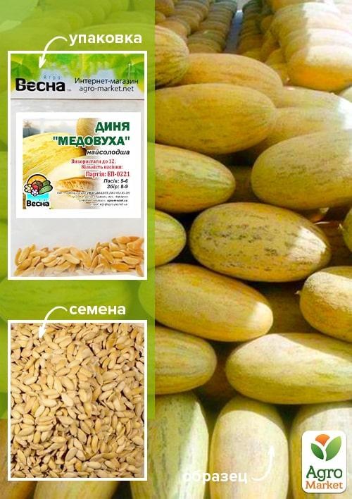 Диня "Медовуха" (Зипер) ТМ "Весна" 3г