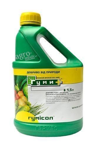 Органическое удобрение "Гумисол" ТМ "Гуми+" 1.5л
