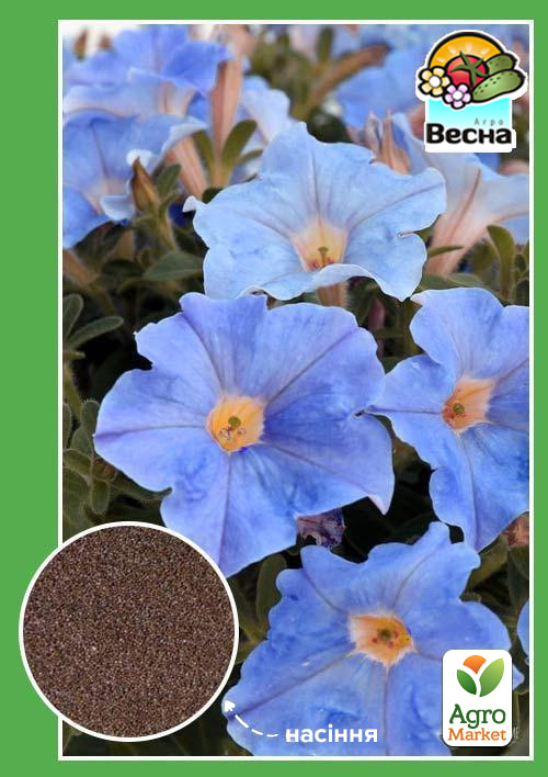 Петуния "Небесно голубая" ТМ "Весна" 0.3г - фото 2