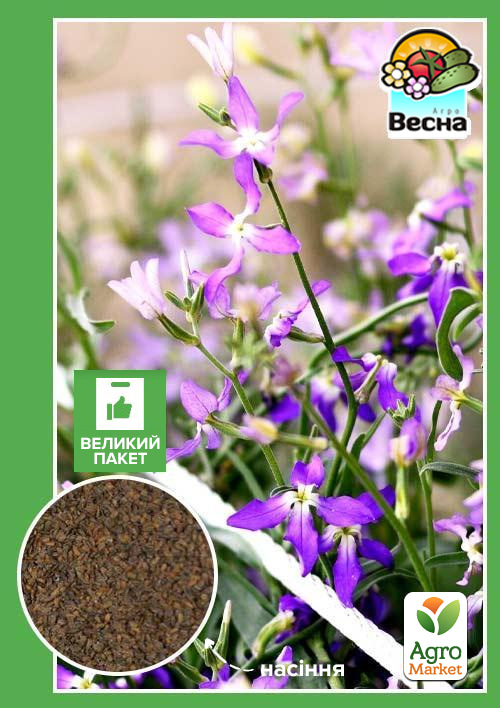 Маттиола "Ночная фиалка" (Большой пакет) ТМ "Весна" 4г