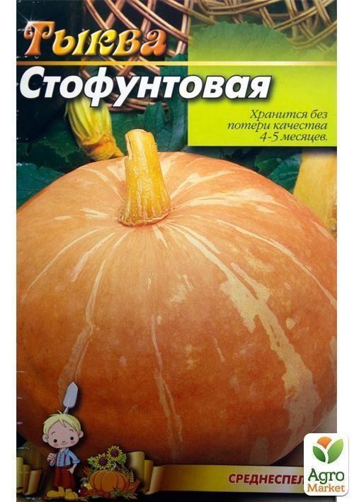 Гарбуз "Стофунтовий" (Великий пакет) ТМ "Весна" 8г - фото 2