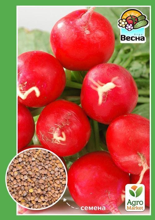 Редис "Ранній червоний" ТМ "Весна" 2г