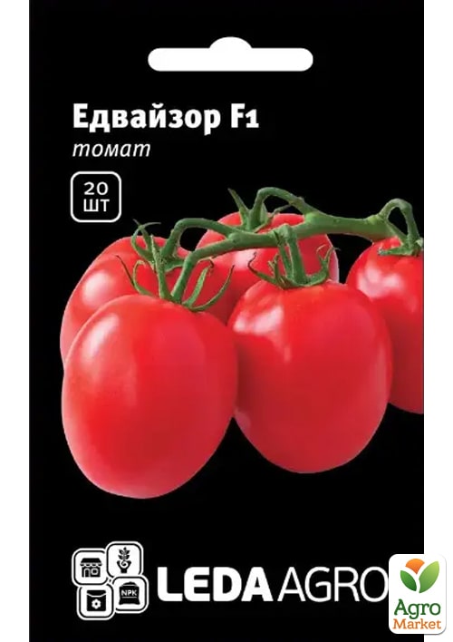 Томат "Едвайзор F1" ТМ "Leda Agro" 20шт