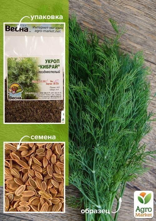 Укроп "Кибрай" (Зипер) ТМ "Весна" 7г