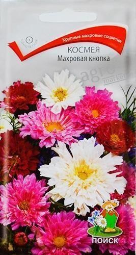 Космея "Махрова кнопка" ТМ "Пошук" 0.1г