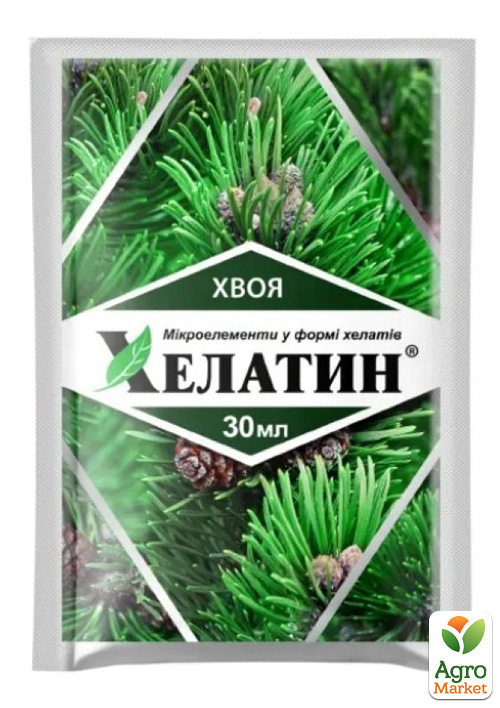 Мінеральне добриво "Хелатин Хвоя" ТМ "ТД Кіссон" 30мл