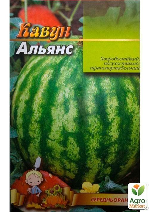 Кавун "Альянс" (Великий пакет) ТМ "Весна" 4г - фото 2