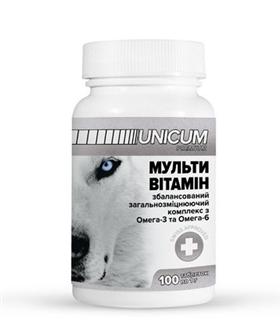 Unicum Premium Мультивітамін Вітаміни для собак, 100 табл. 50 г (2018691)