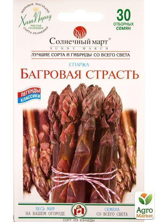 Спаржа "Багровая страсть" ТМ "Солнечный март" 30шт
