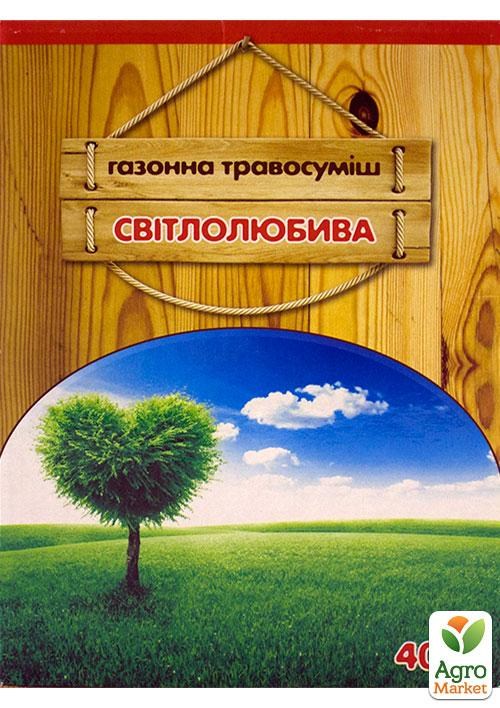 Газонна травосуміш "Світлолюбний" ТМ "Сімейний сад" 400г