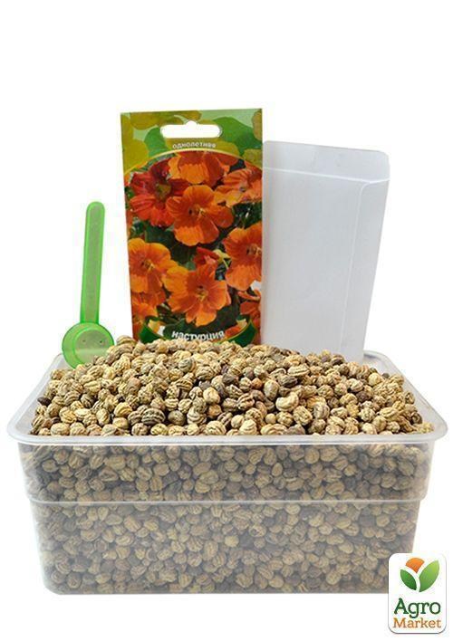 На вагу Настурція "Помаранчева кучерява" ТМ "Весна" ціна за 3г - фото 2